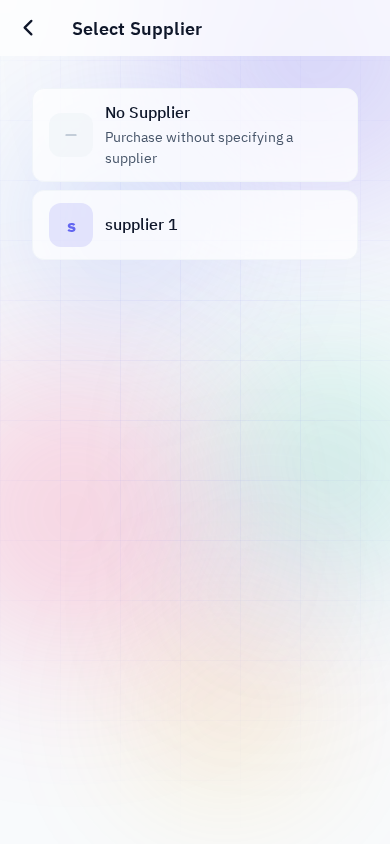 Record a purchase in seconds